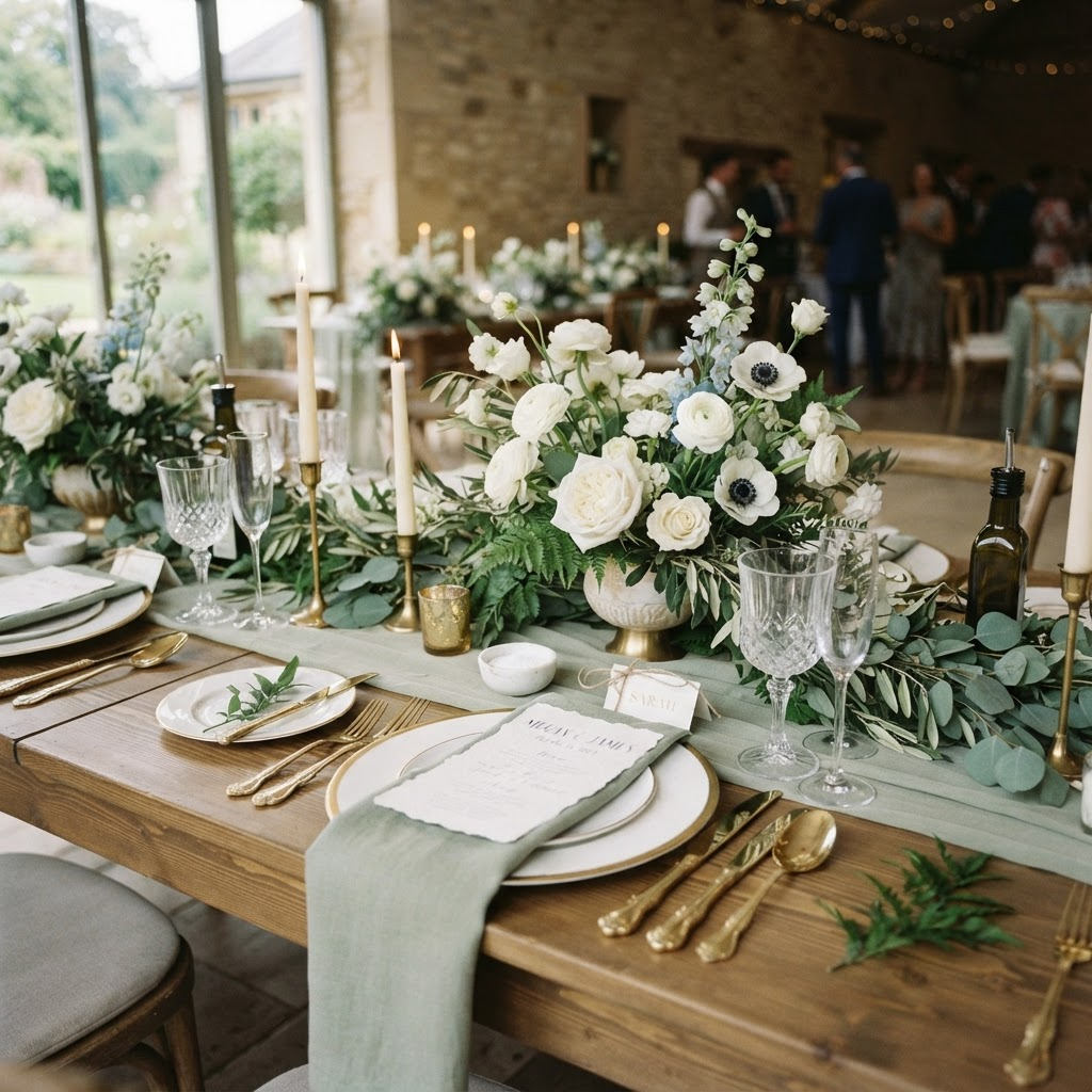 Mesa de casamento decorada